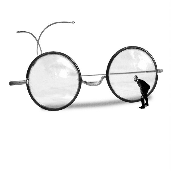 Giant spectacles