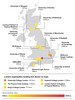 UK map showing the organisations administering the largest sums of active funding to researchers in the UK at the end of the financial year 2023/24