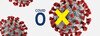 The letter X on top of a coronavirus, next to the word COVID and number zero.